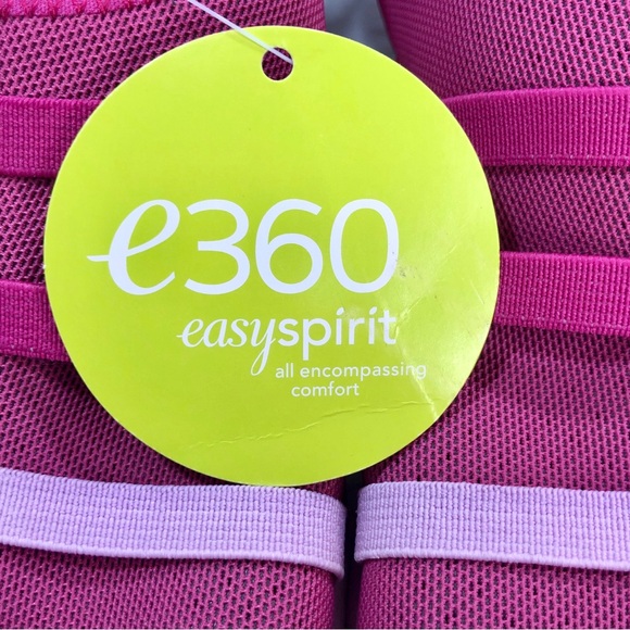 Women’s Easy Spirit e360 Pink & White Stretchy Sandals. Size 11 Wide. - Picture 8 of 10